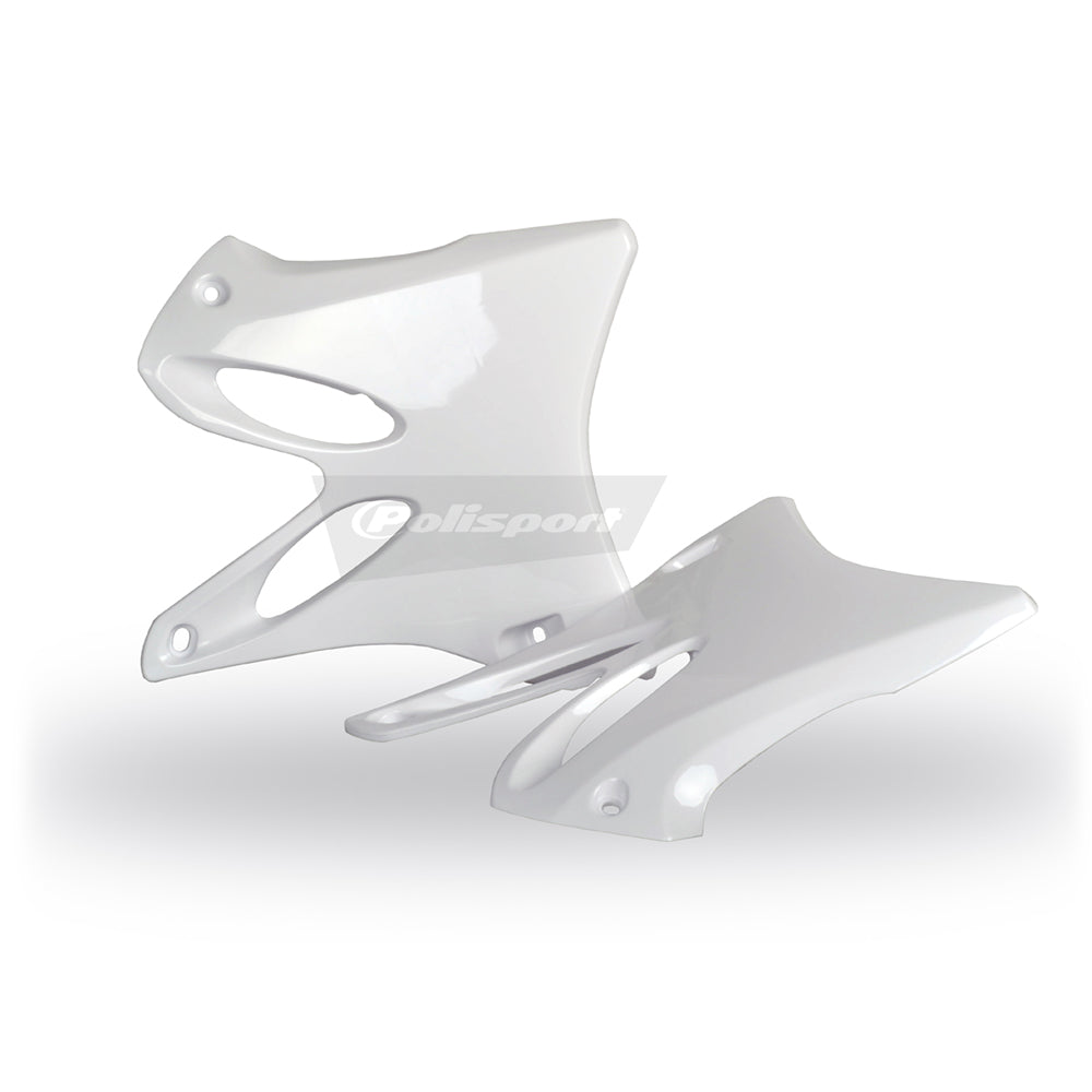 Polisport Rad Radiator Scoops Tank Panels For Yamaha YZ 125 White 2002-2014